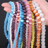 Opal Glass Cat Eye Bead Mix 4/6/8/10/12mm