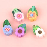 Cartoon Flower Clay Beads Spacer Polymer Clay Beads For DIY Jewelry Making