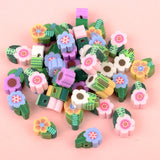 Cartoon Flower Clay Beads Spacer Polymer Clay Beads For DIY Jewelry Making