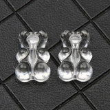 10-50pcs Transparent Bear Resin Beads Spacer for Jewelry Making