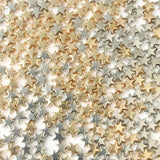 100pcs 6*3mm Silver Star Spacer Beads Jewelry Making DIY