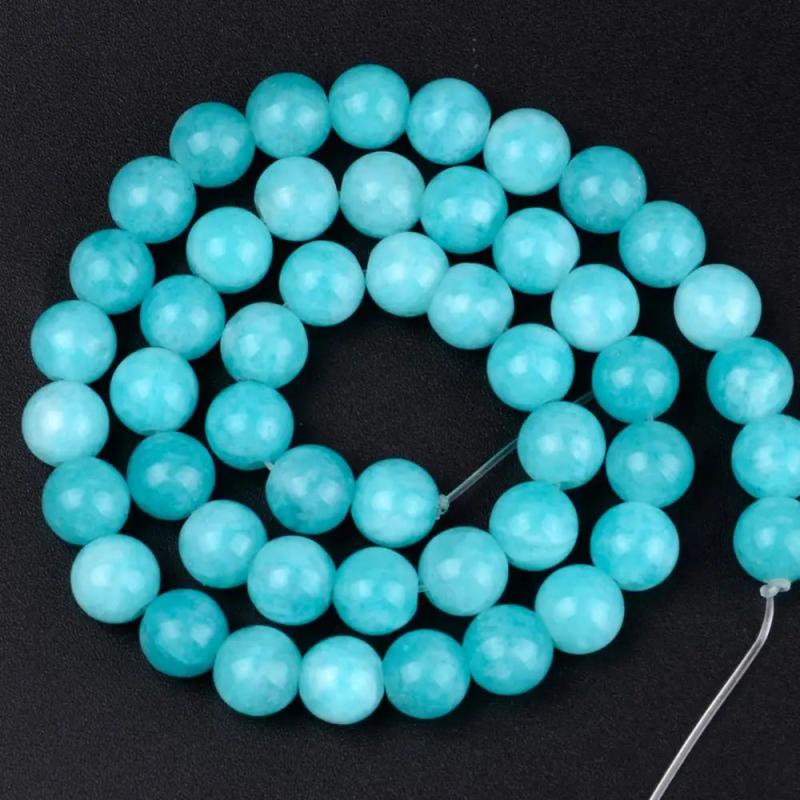 Natural Stone Beads Round Spacer Beads for DIY Bracelet