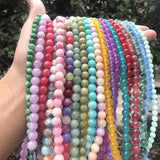 Natural Stone Beads Round Spacer Beads for DIY Bracelet