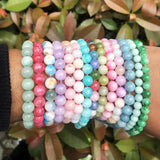 Natural Stone Beads Round Spacer Beads for DIY Bracelet