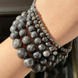 Labradorite Stone Beads Round Loose Spacer Beads 15''