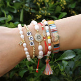 Mixed Letter Acrylic Beads for Jewelry Making DIY Bracelet