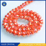 JuleeCrystal 4mm 6mm Faceted Glass Beads for Jewelry Making