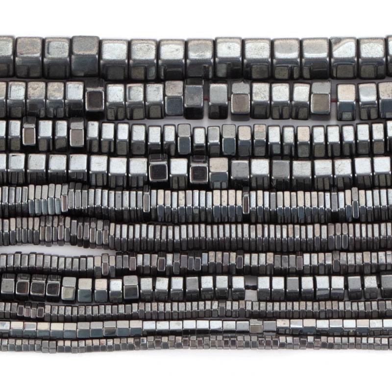 Hematite Hexagonal Prism Beads for Jewelry Making