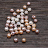 20pcs Natural Glossy Pearl Beads Round Shape AA Freshwater Loose Pearl Beads