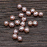 20pcs Natural Glossy Pearl Beads Round Shape AA Freshwater Loose Pearl Beads