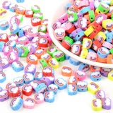 Rainbow Cloud Clay Beads Candy Polymer Clay For Jewelry Making DIY