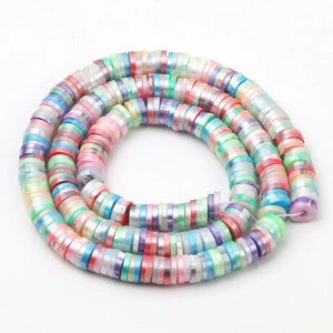 350Pcs 6mm Polymer Clay Beads for DIY Jewelry Making