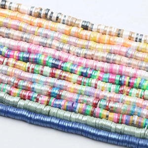 350Pcs 6mm Polymer Clay Beads for DIY Jewelry Making