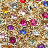 Mixed Colored Crown Pendants CCB Acrylic Beads 19mm 10pcs Jewelry Supplies