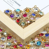 Mixed Colored Crown Pendants CCB Acrylic Beads 19mm 10pcs Jewelry Supplies