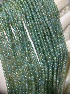 Green Aventurine Faceted Seed Beads for Jewelry Making