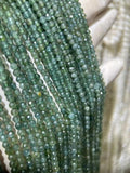 Green Aventurine Faceted Seed Beads for Jewelry Making