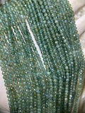 Green Aventurine Faceted Seed Beads for Jewelry Making