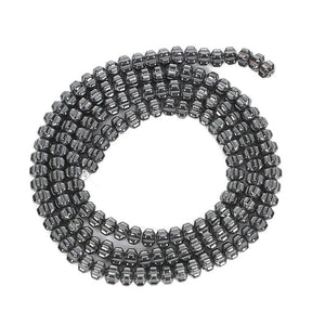 Hematite Chrysanthemum Spacer Bead 4-10mm