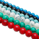 Green Stone Loose Pearls 6-10mm Jewelry Necklace DIY Bracelet Fittings