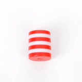 50Pcs/Lot Resin Stripe Spacer Beads for DIY Jewelry Making