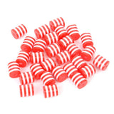 50Pcs/Lot Resin Stripe Spacer Beads for DIY Jewelry Making