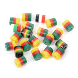 50Pcs/Lot Resin Stripe Spacer Beads for DIY Jewelry Making