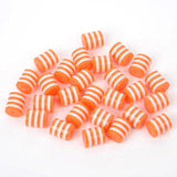 50Pcs/Lot Resin Stripe Spacer Beads for DIY Jewelry Making