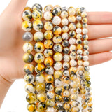 6/8/10/12mm Rose Purple Persian Jade Loose Spacer Beads