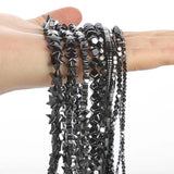 8-Side Faceted Hematite Spacer Bead 2-6MM