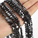 8-Side Faceted Hematite Spacer Bead 2-6MM