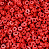 100/200/500pcs 8mm Mixed Natural Wood Beads Flat Round Spacer Beads