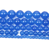 Chalcedony Charm Round Beads for Jewelry Making 4-12MM