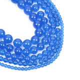 Chalcedony Charm Round Beads for Jewelry Making 4-12MM