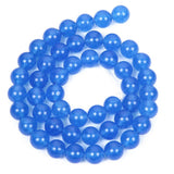 Chalcedony Charm Round Beads for Jewelry Making 4-12MM