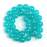 Angelite Stone Beads Round Loose Spacer Bead 15''Strand