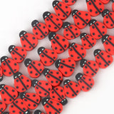 40 pcs 11*8mm Ladybug Polymer Clay Spacer Beads Jewelry Making DIY Bracelet
