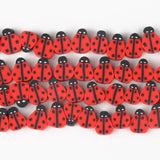 40 pcs 11*8mm Ladybug Polymer Clay Spacer Beads Jewelry Making DIY Bracelet