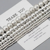 Matte Hematite Round Loose Beads 2-10mm