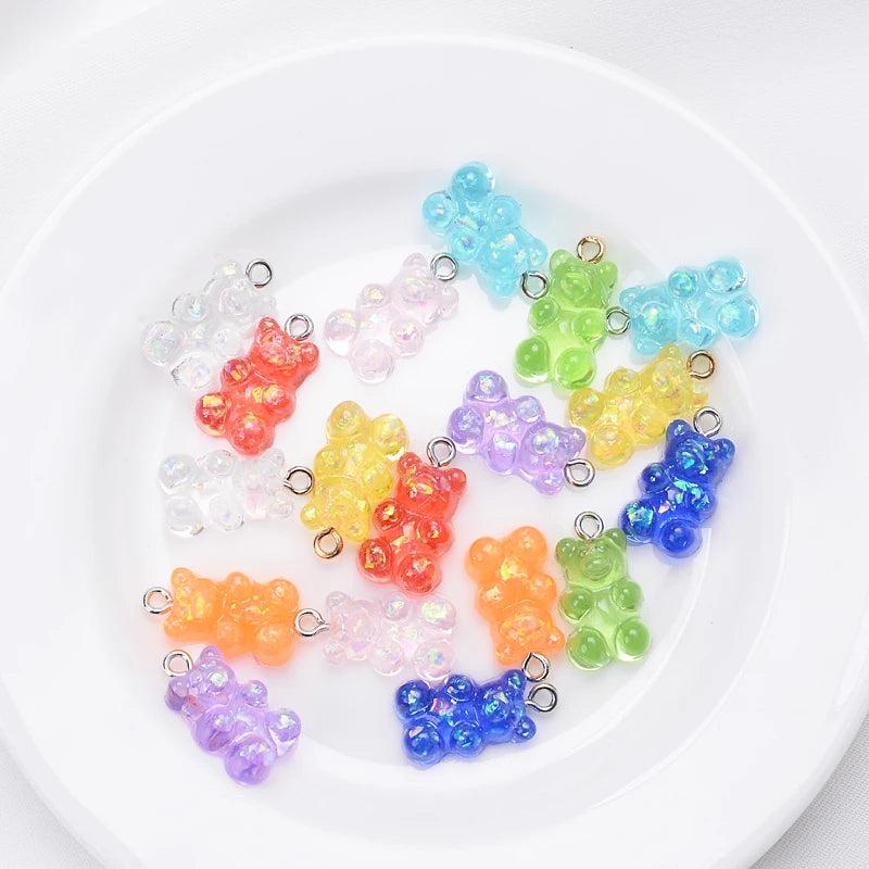 30Pcs Acrylic Animals Beads Loose Spacer Beads For Jewelry Making