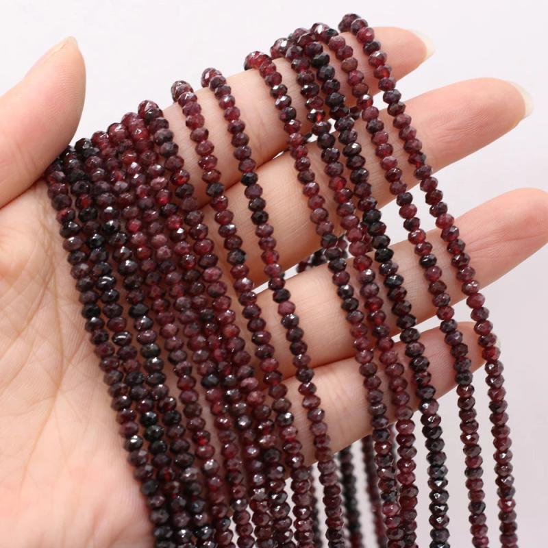 Natural Garnet Beads for Jewelry Making
