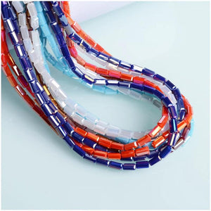 Glass Cuboid Beads 3x6mm Jewelry Accessories for Making