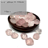 Rose Quartz Pink Crystal Stone Beads for Jewelry Making
