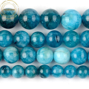 Chalcedony Apatite Beads 6 8 10mm Round Loose Spacer Mineral Beads