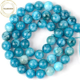 Chalcedony Apatite Beads 6 8 10mm Round Loose Spacer Mineral Beads
