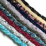 Natural Stone Pyrite Agate Loose Beads Jewelry Making DIY