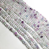 Natural Stone Pyrite Agate Loose Beads Jewelry Making DIY