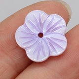 10pcs Natural Shell Flower Beads DIY Jewelry Necklace Accessories