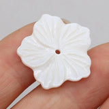 10pcs Natural Shell Flower Beads DIY Jewelry Necklace Accessories