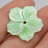 10pcs Natural Shell Flower Beads DIY Jewelry Necklace Accessories